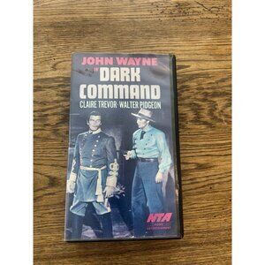 Dark Command 1940 VHS  Drama John Wayne Claire Trevor Walter Pidgeon Pre-Owned
